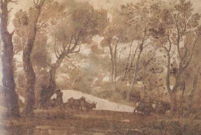 Claude Lorrain Pastoral Landscape (mk17) Germany oil painting art